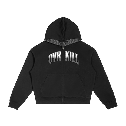 OVRKILL PLAID HOODIE