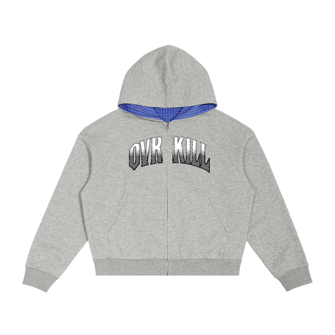 OVRKILL PLAID HOODIE