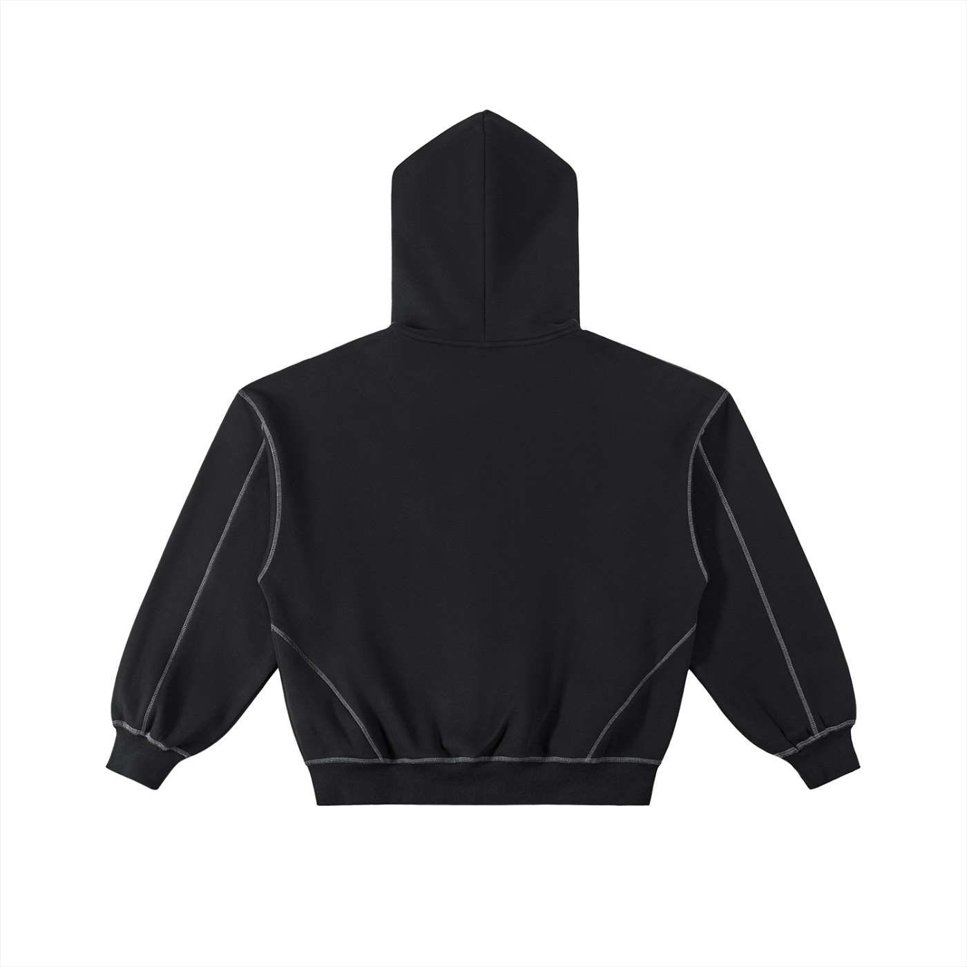 Ovrkill Stitched Boxy Fleece Zip Hoodie