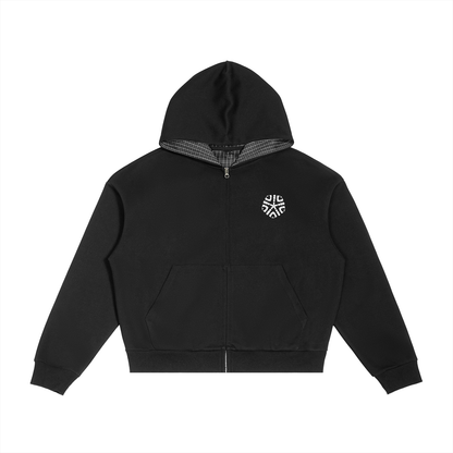 Ovrkill Plaid  Hoodie